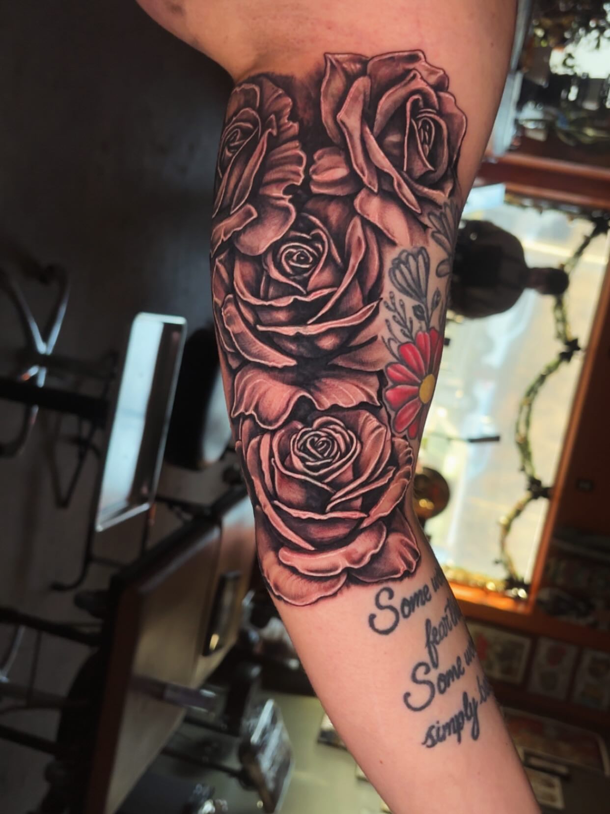 Tattoo by @kee.tattoos — black_and_grey