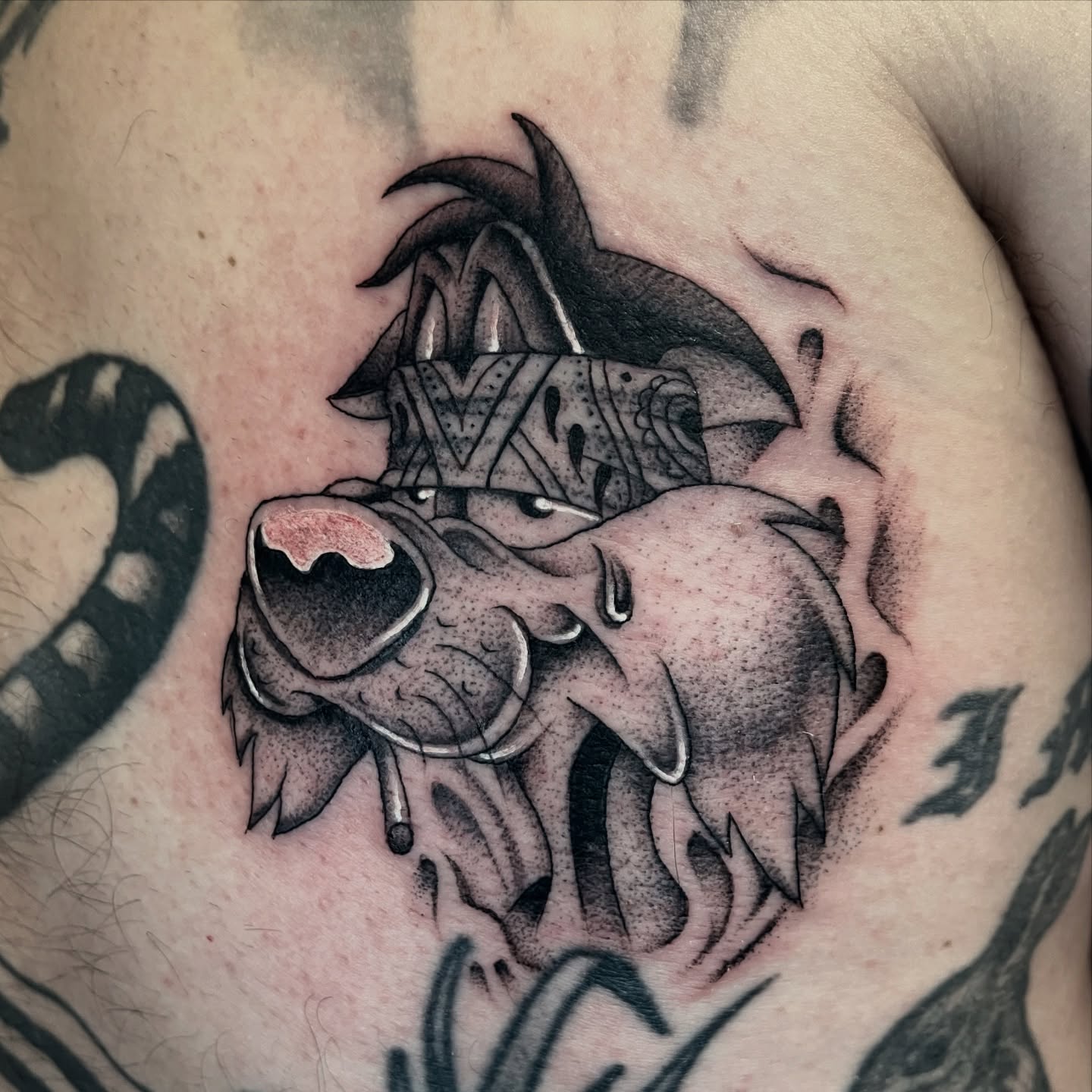 Tattoo by @jesus_pieces_ — black_and_grey, realism