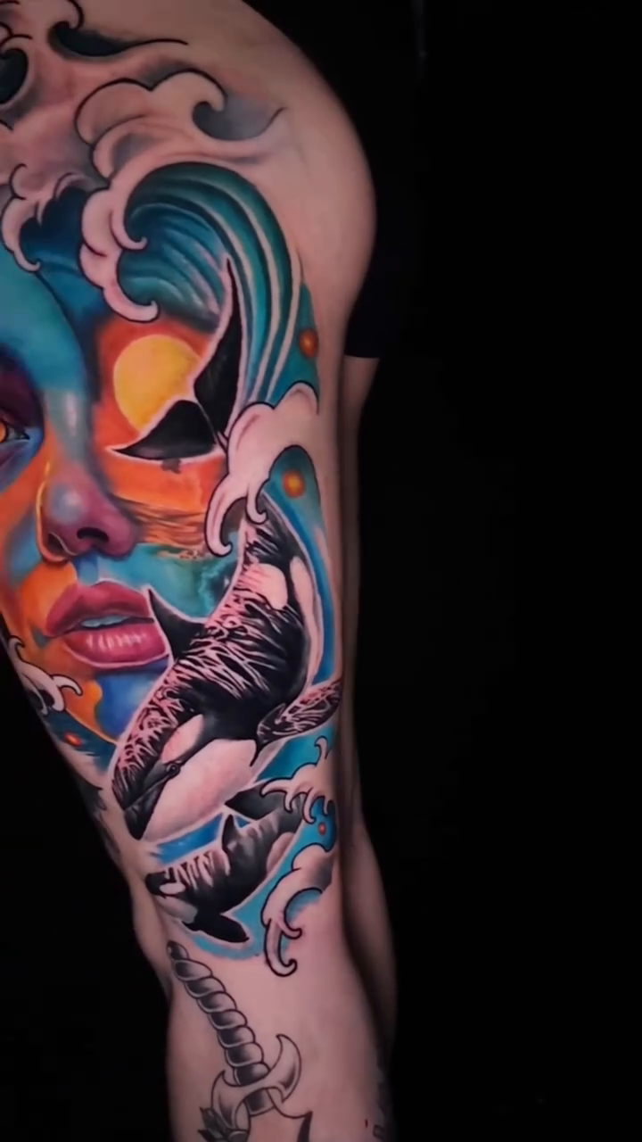 Tattoo by @kreativejuices13 — realism, trash_polka