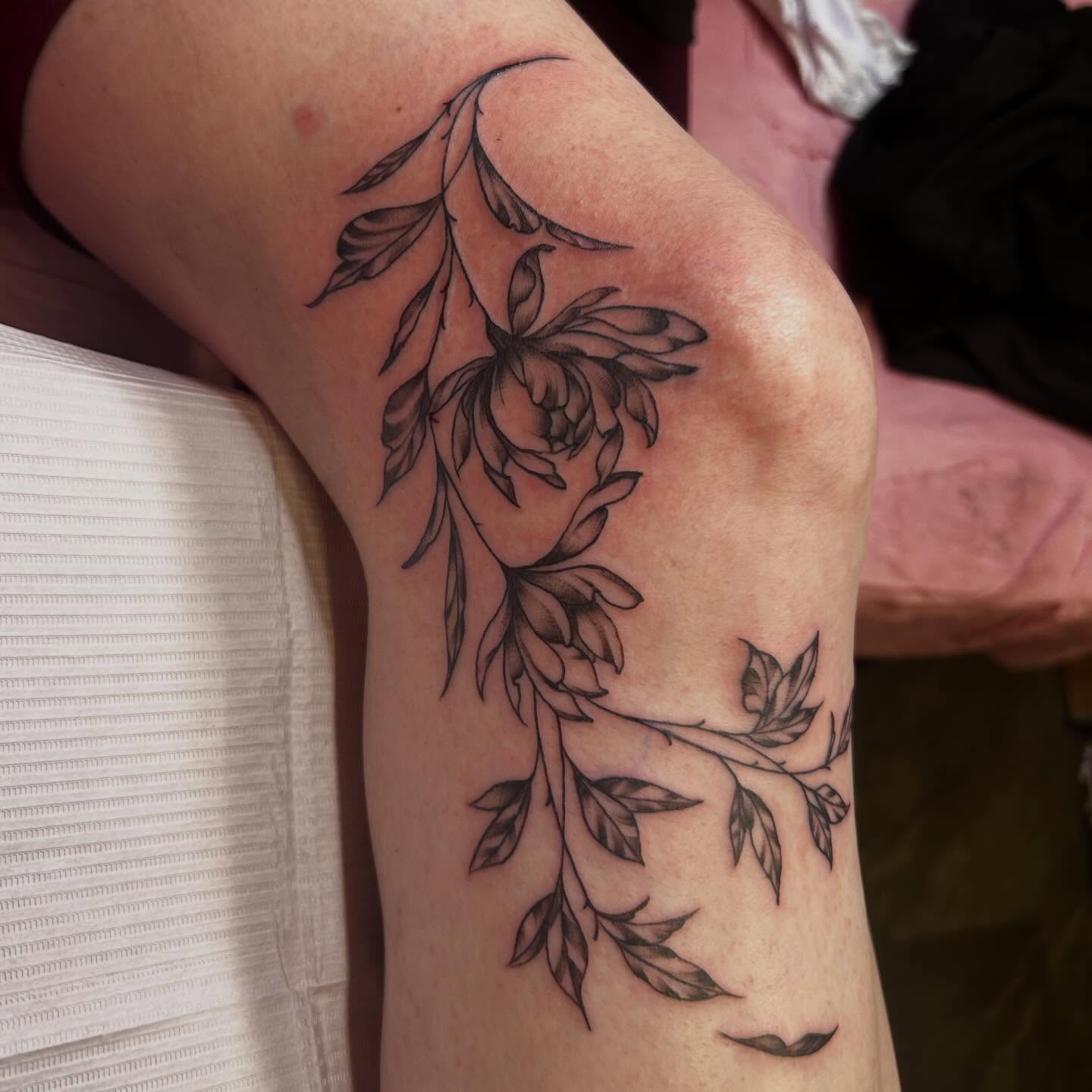 Tattoo by @mar.tattedfairy — black_and_grey