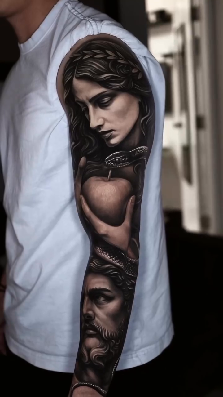 Tattoo by @steven1nk — realism, black_and_grey