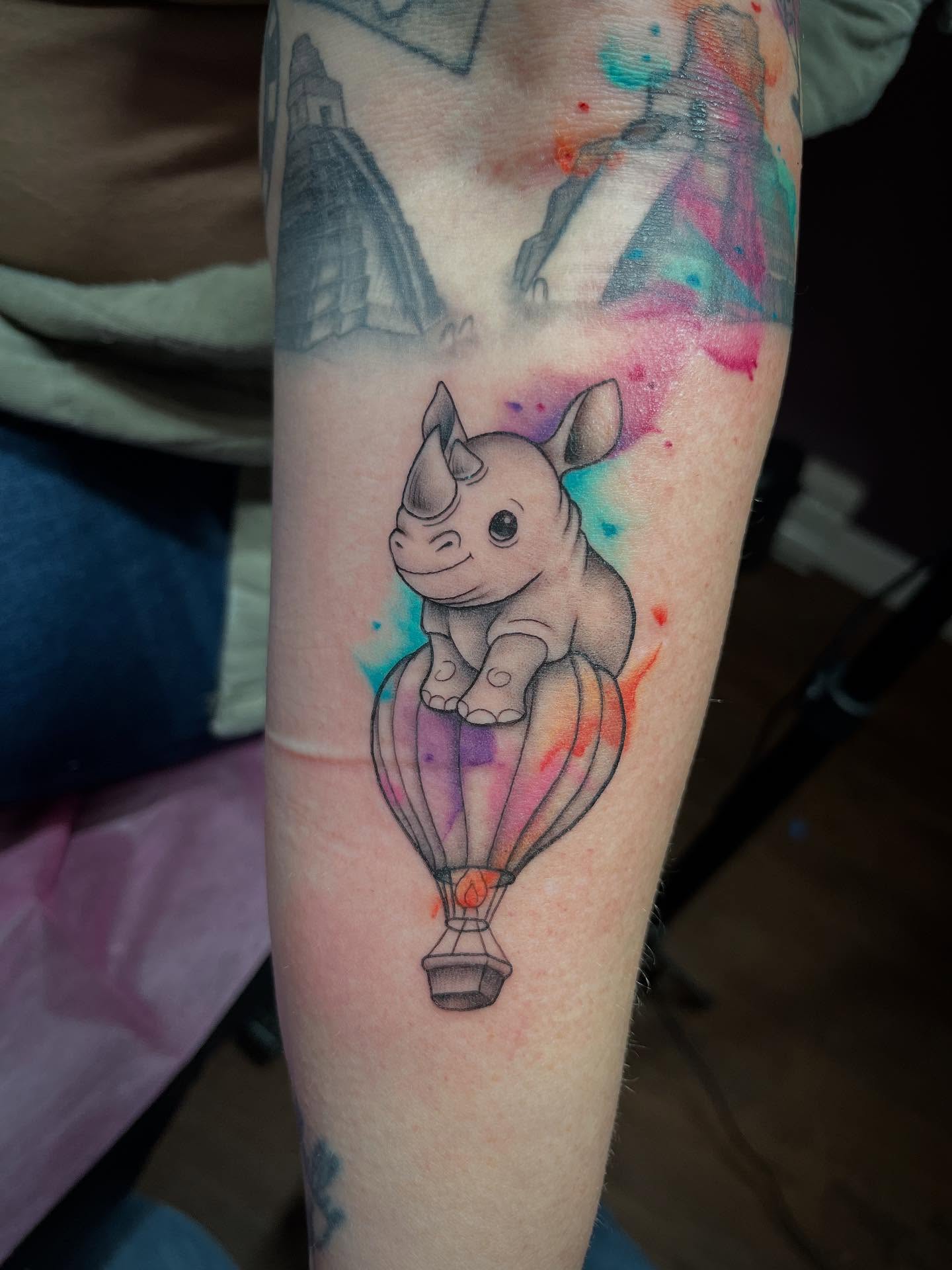 Tattoo by @shelly.elissa.tattoos — watercolor