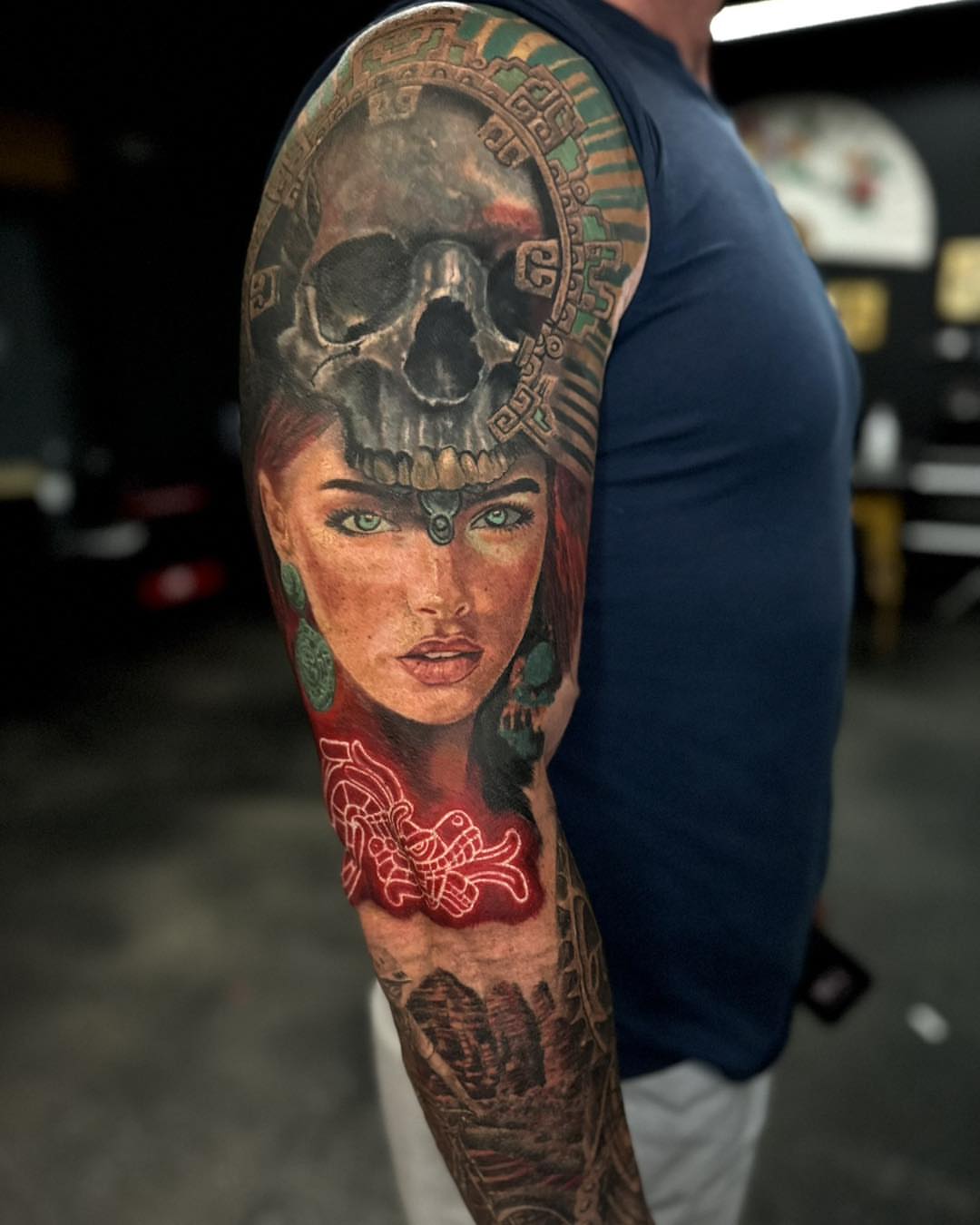 Tattoo by @varotattoos — realism, dark_realism