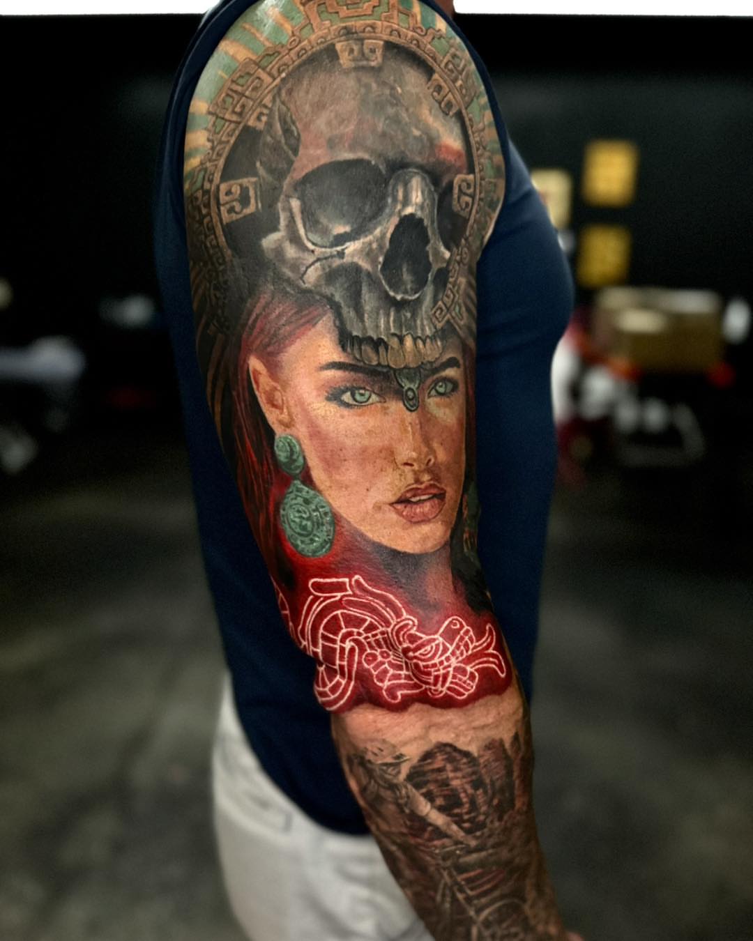 Tattoo by @varotattoos — realism, dark_realism