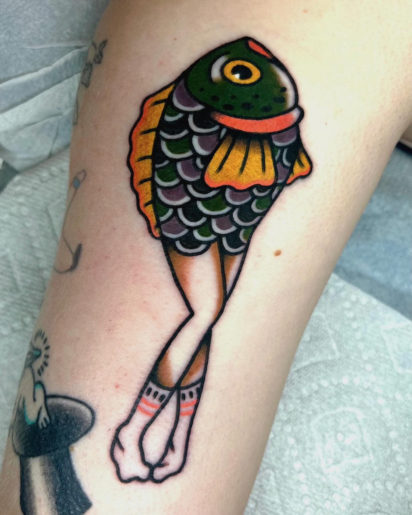 Tattoo by @crybbyink — new_school