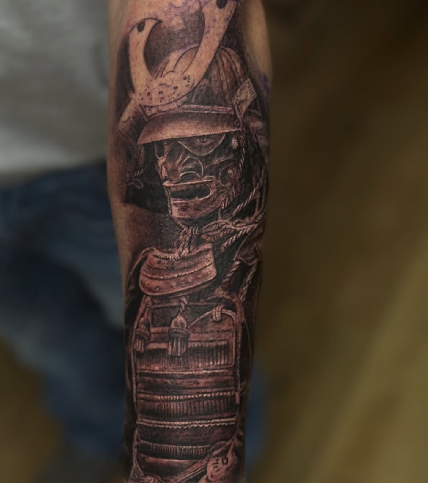 Tattoo by @jedlewis23 — black_and_grey, realism