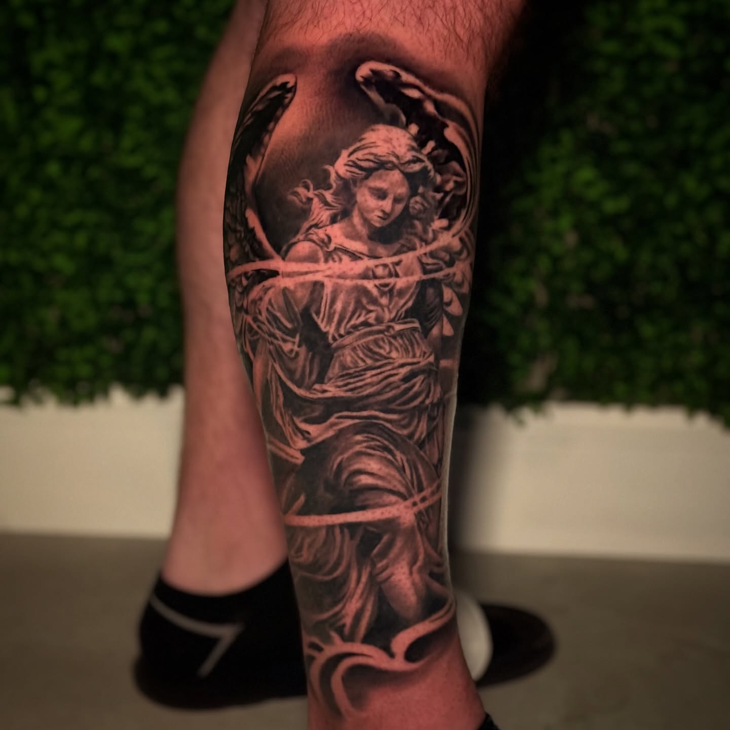 Tattoo by @jaydevito_tattoos — realism, black_and_grey