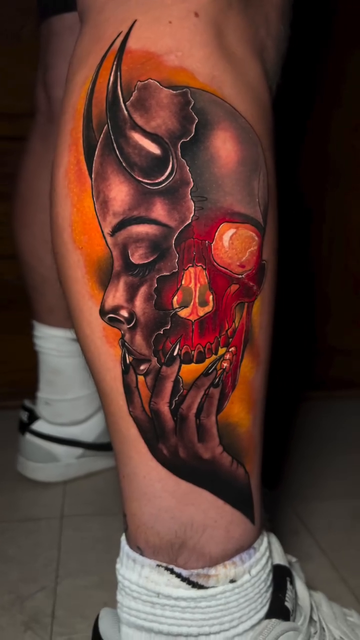 Tattoo by @timmyickestattooer — realism, dark_realism