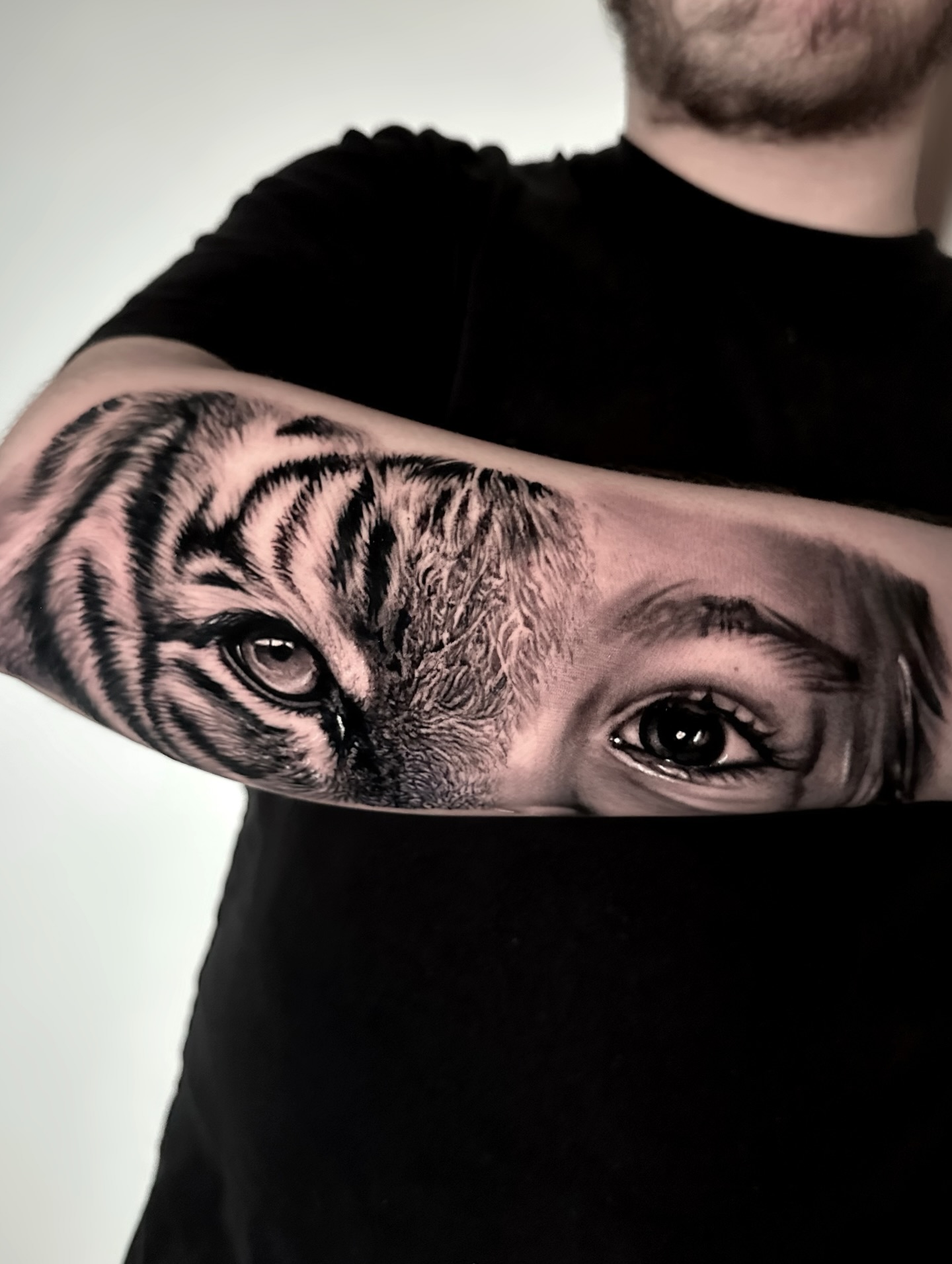 Tattoo by @giuseppe_gibi_bonelli — realism, black_and_grey