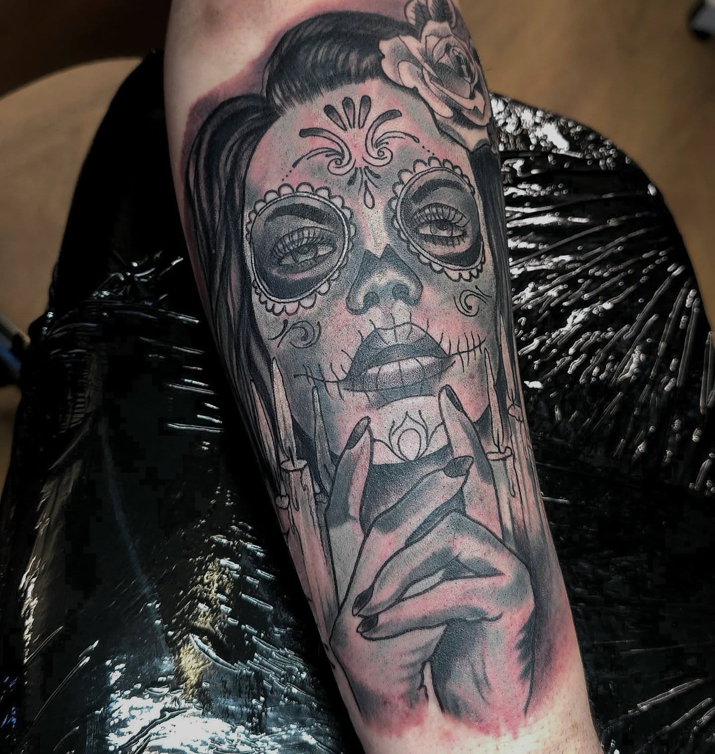 Tattoo by @bn13tattooist — black_and_grey, realism