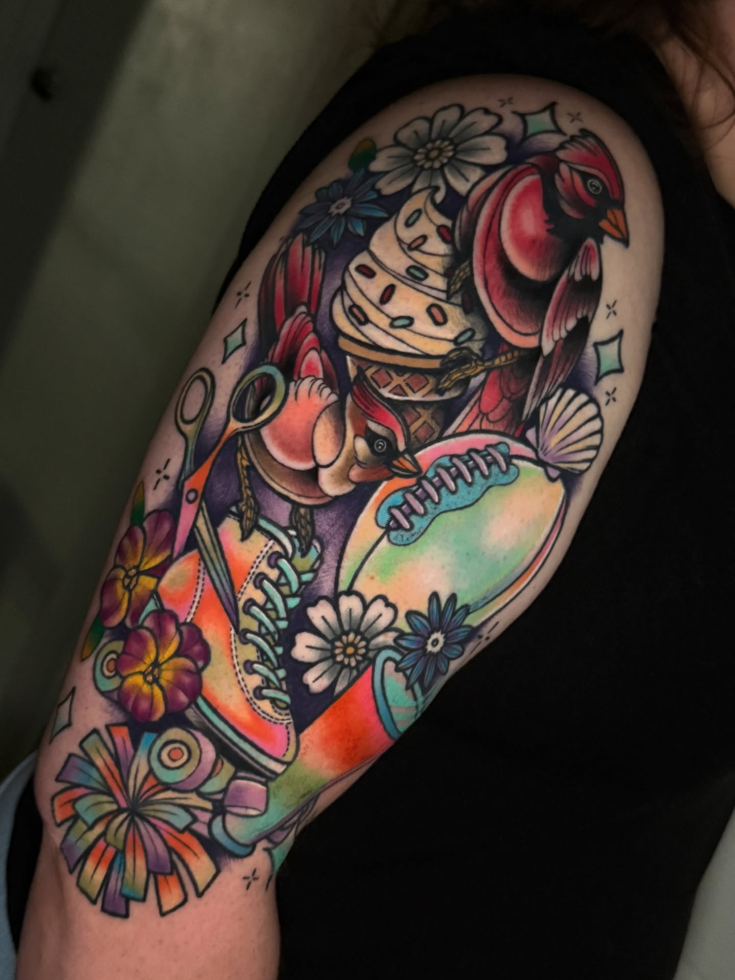 Tattoo by @dylanplazatattoo — american_traditional, new_school