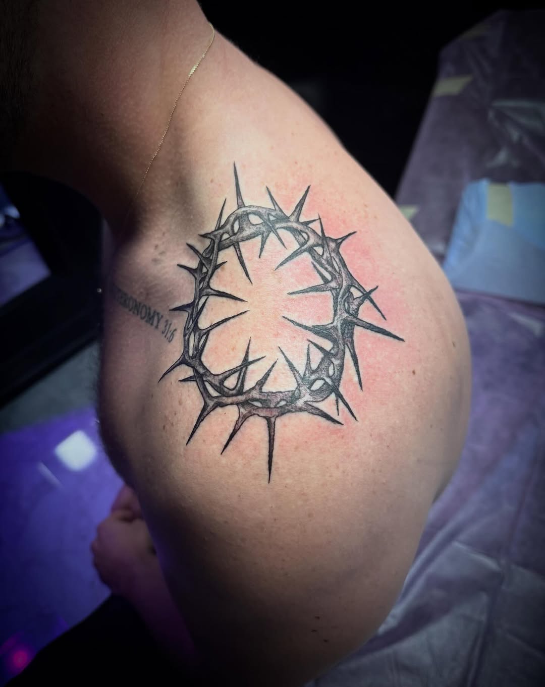 Tattoo by @acadler — black_and_grey, realism