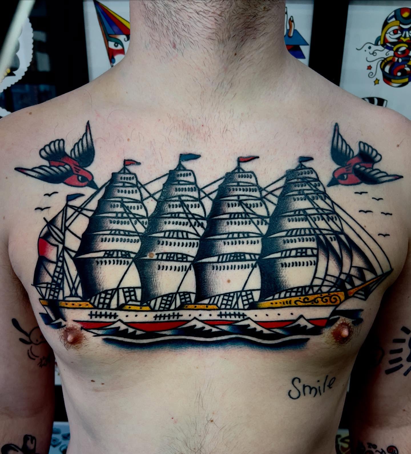 Tattoo by @bones_tattooer — american_traditional