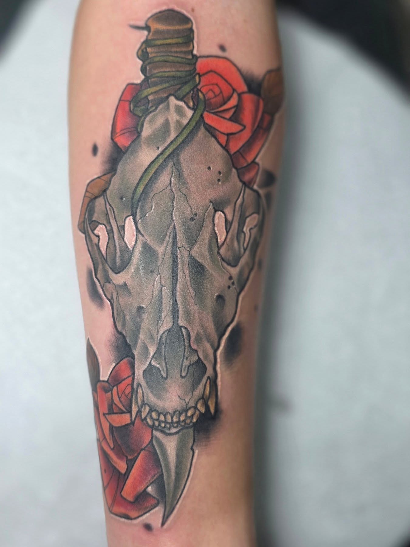 Tattoo by @athorp2020 — realism, dark_realism