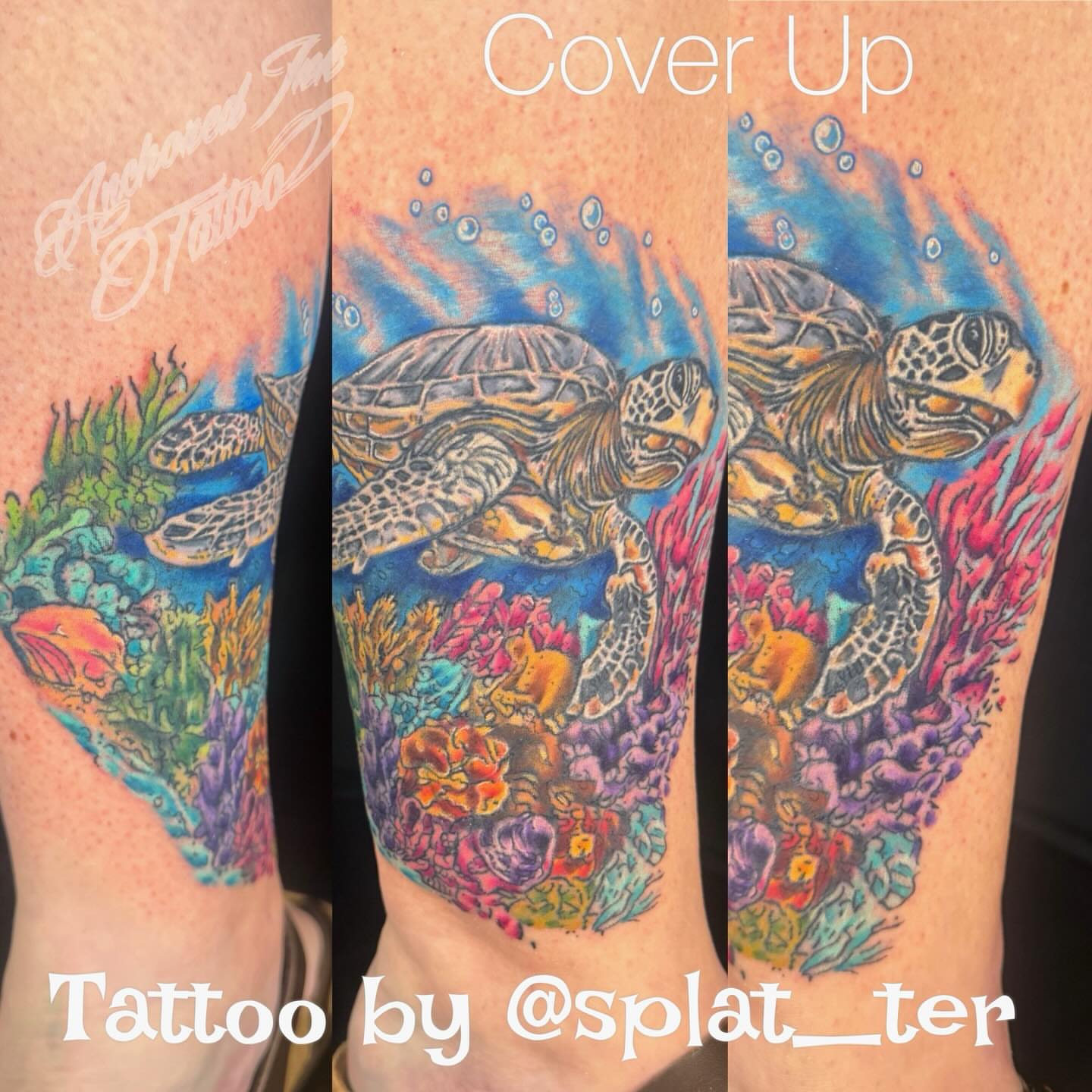 Tattoo by @splat_ter — new_school, watercolor