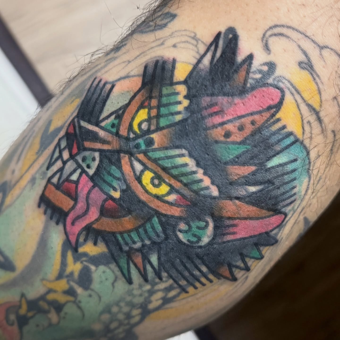 Tattoo by @sloth_bon — geometric