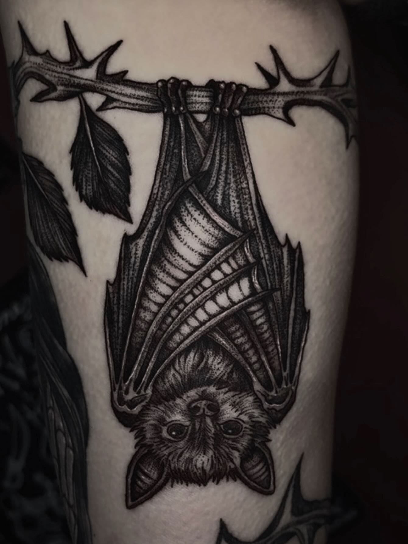 Tattoo by @kasey.tattoos โ black_and_grey, realism