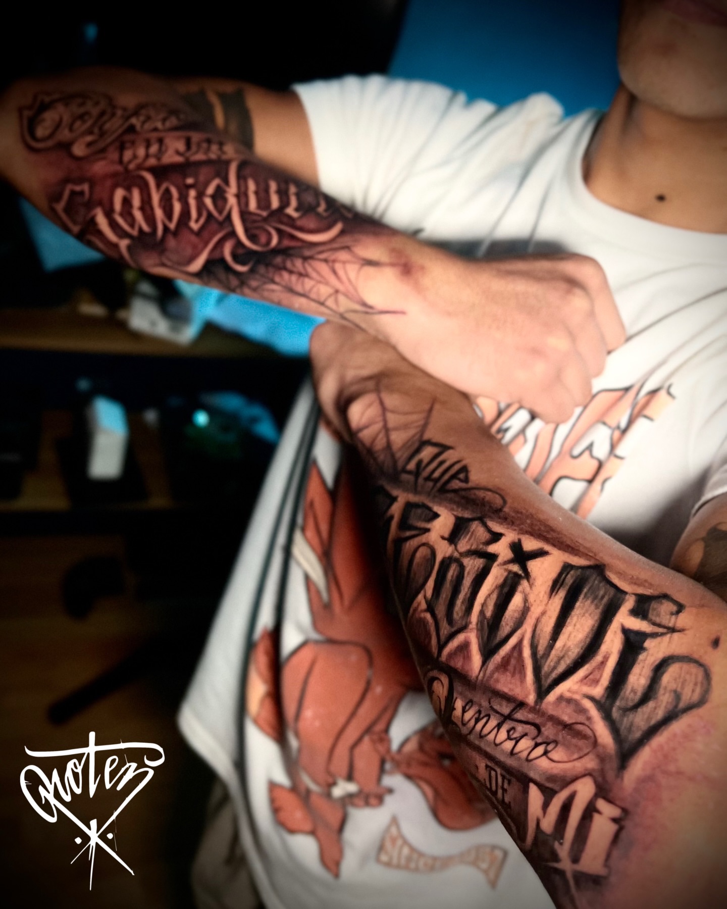 Tattoo by @rotenhill_tattoo — lettering_script