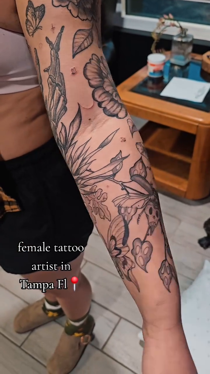 Tattoo by @caseyjo.tattoos — fine_line, black_and_grey