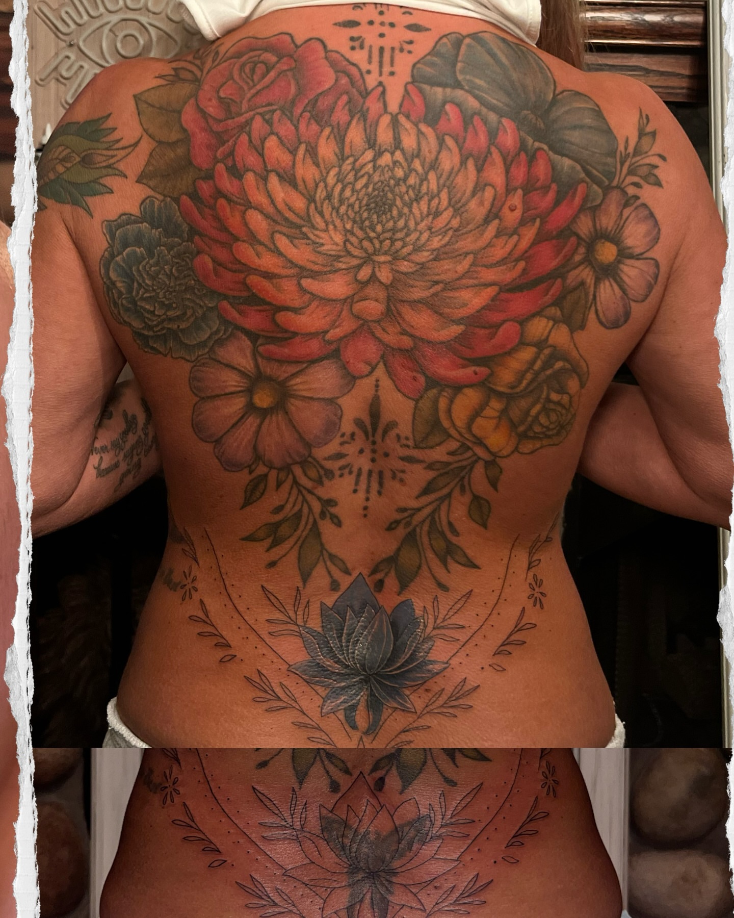 Tattoo by @enlightened.etchings — dotwork, realism