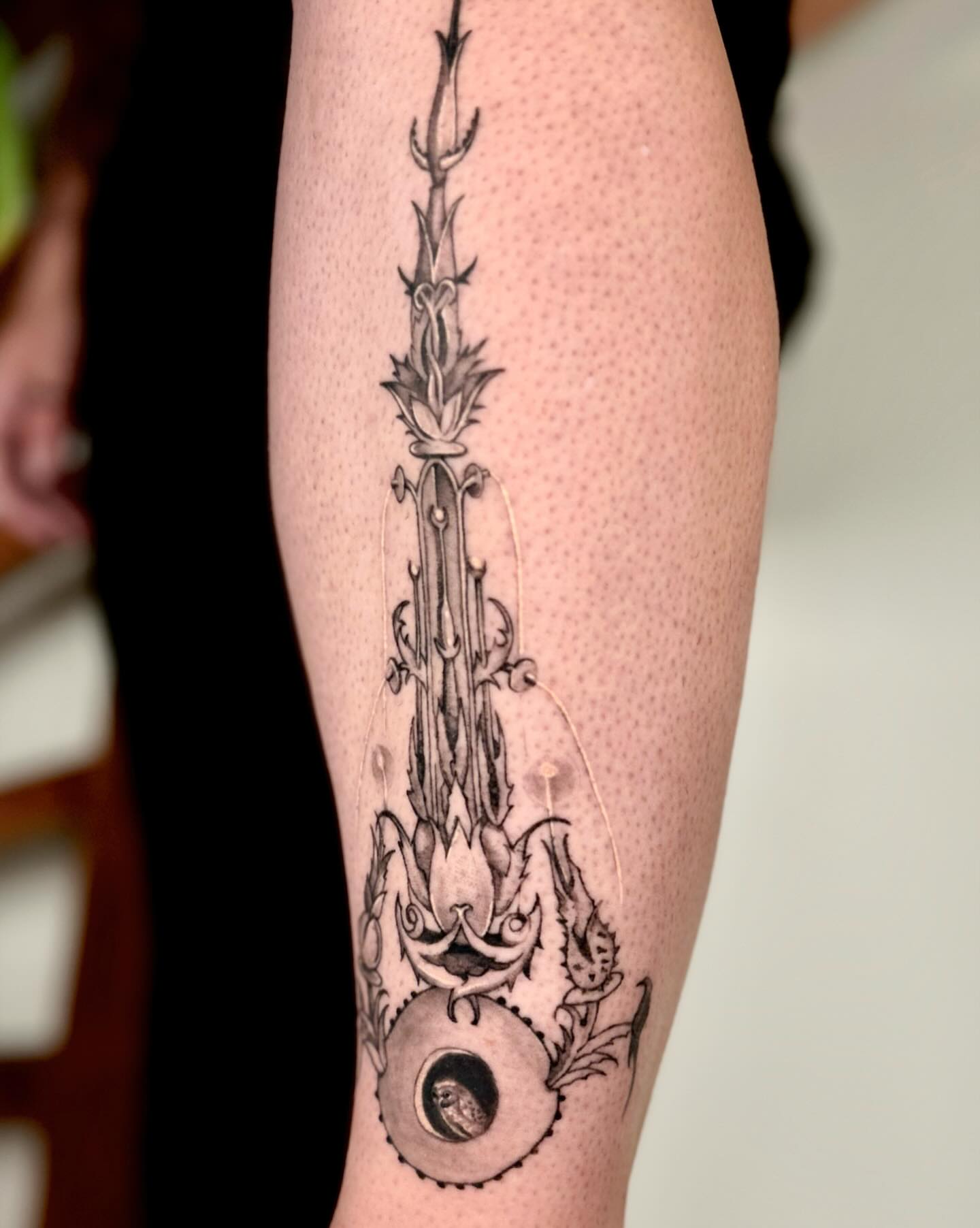 Tattoo by @pixisoda โ black_and_grey
