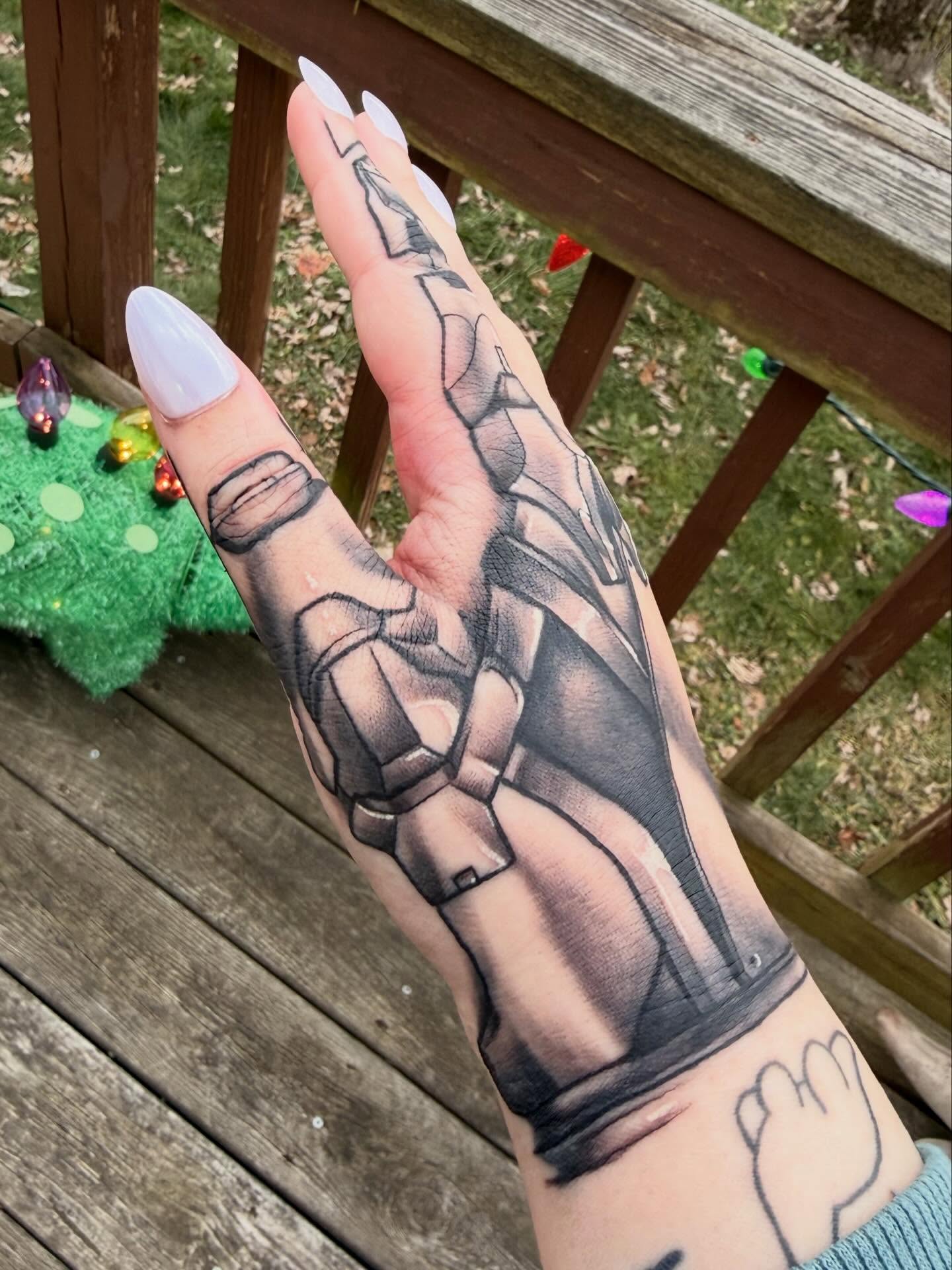Tattoo by @gabipaigeee — realism, black_and_grey