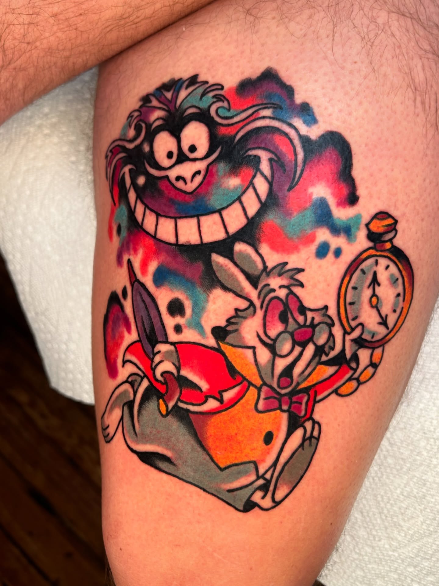 Tattoo by @bagofbones — new_school, watercolor