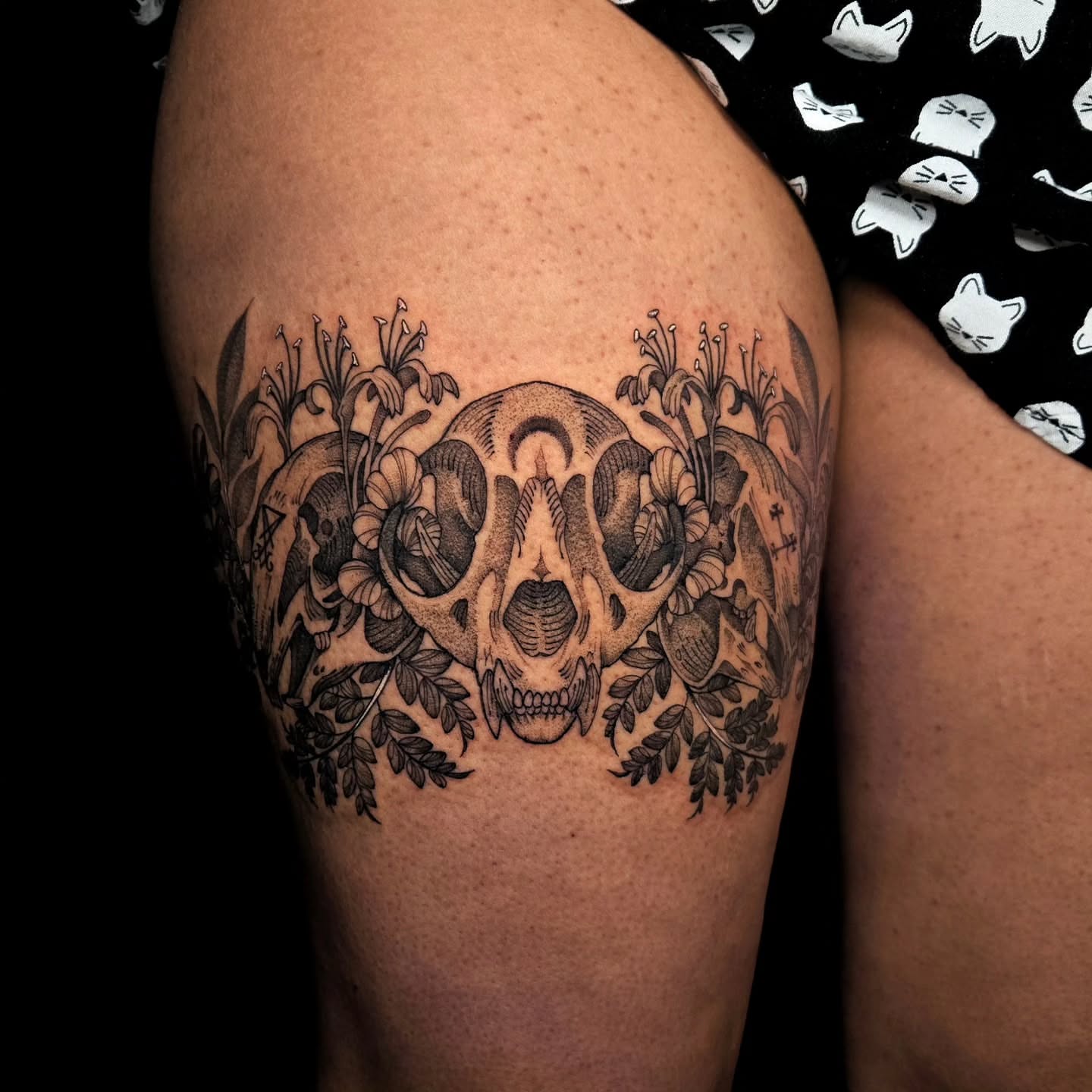 Tattoo by @glasswingtattoo — black_and_grey, realism