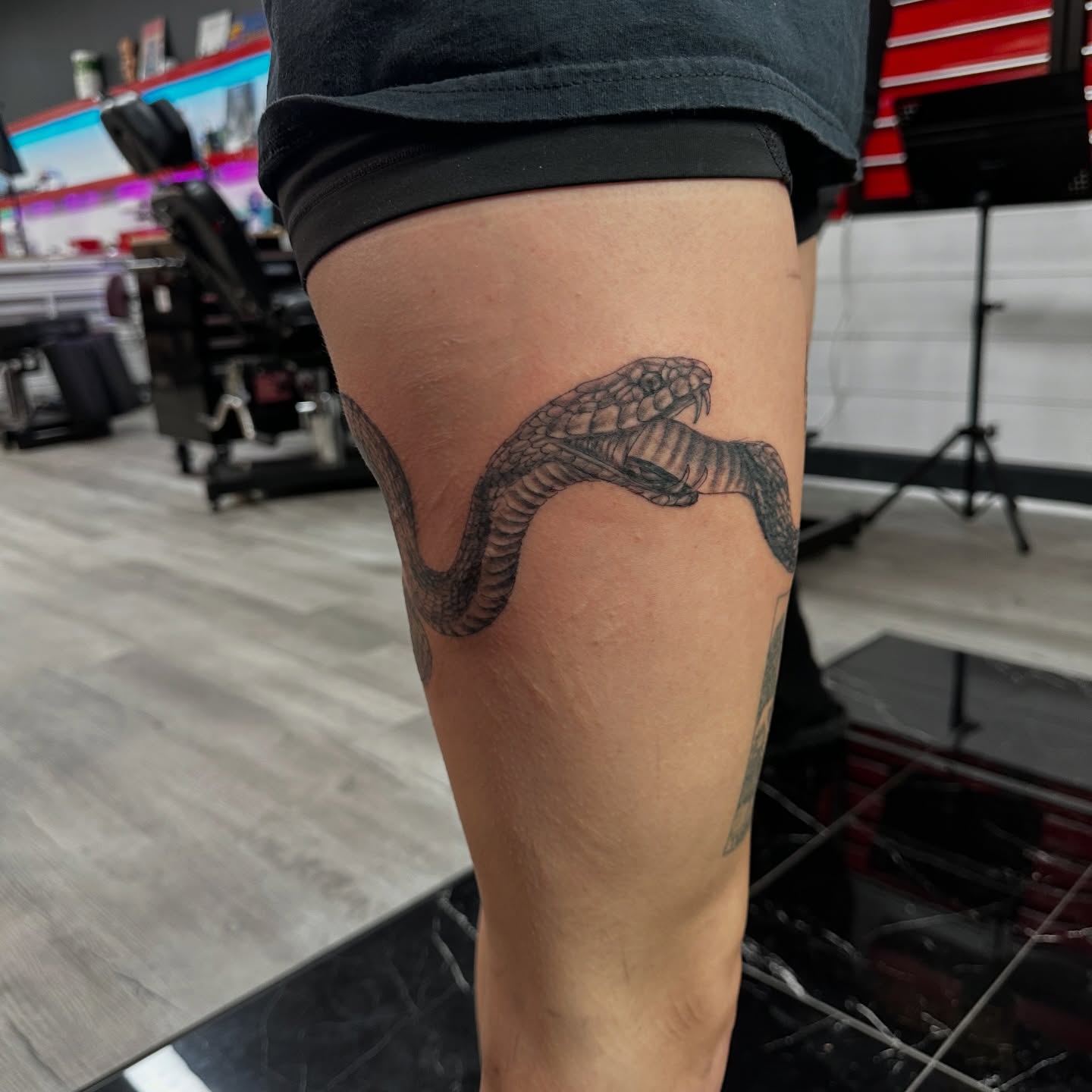 Tattoo by @jinx_ryder — black_and_grey