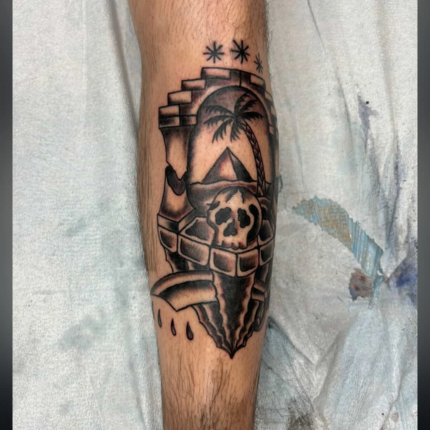 Tattoo by @bardtattoos — american_traditional, black_and_grey