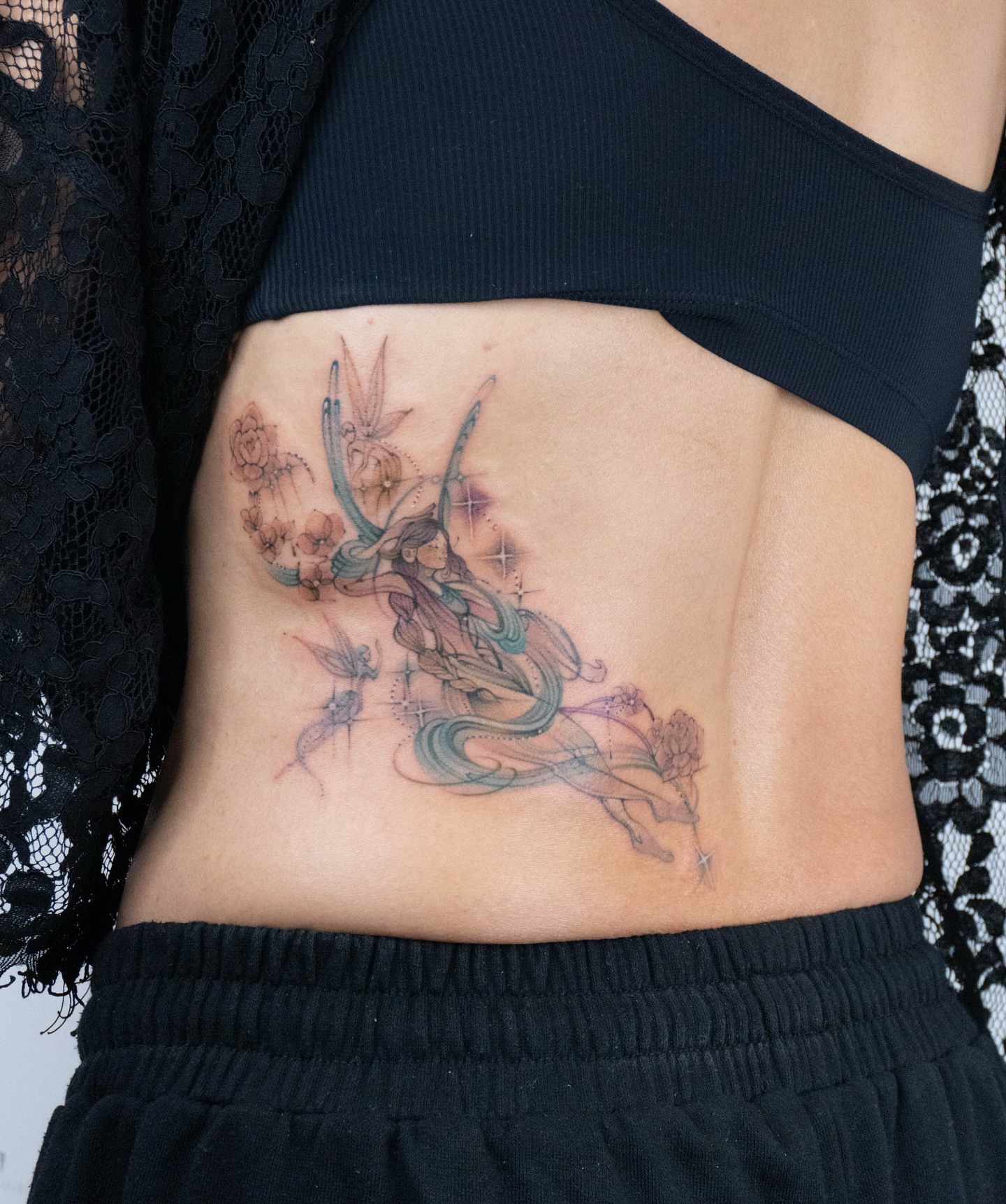 Tattoo by @gracillustrates — dotwork, realism