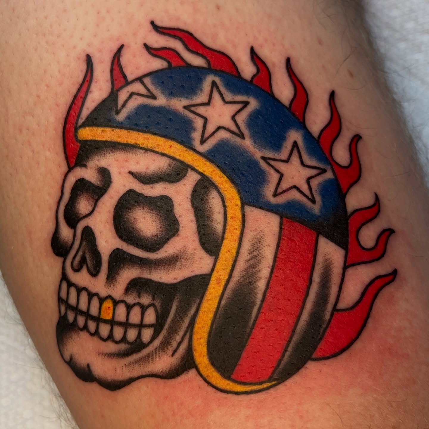 Tattoo by @peteherg — american_traditional