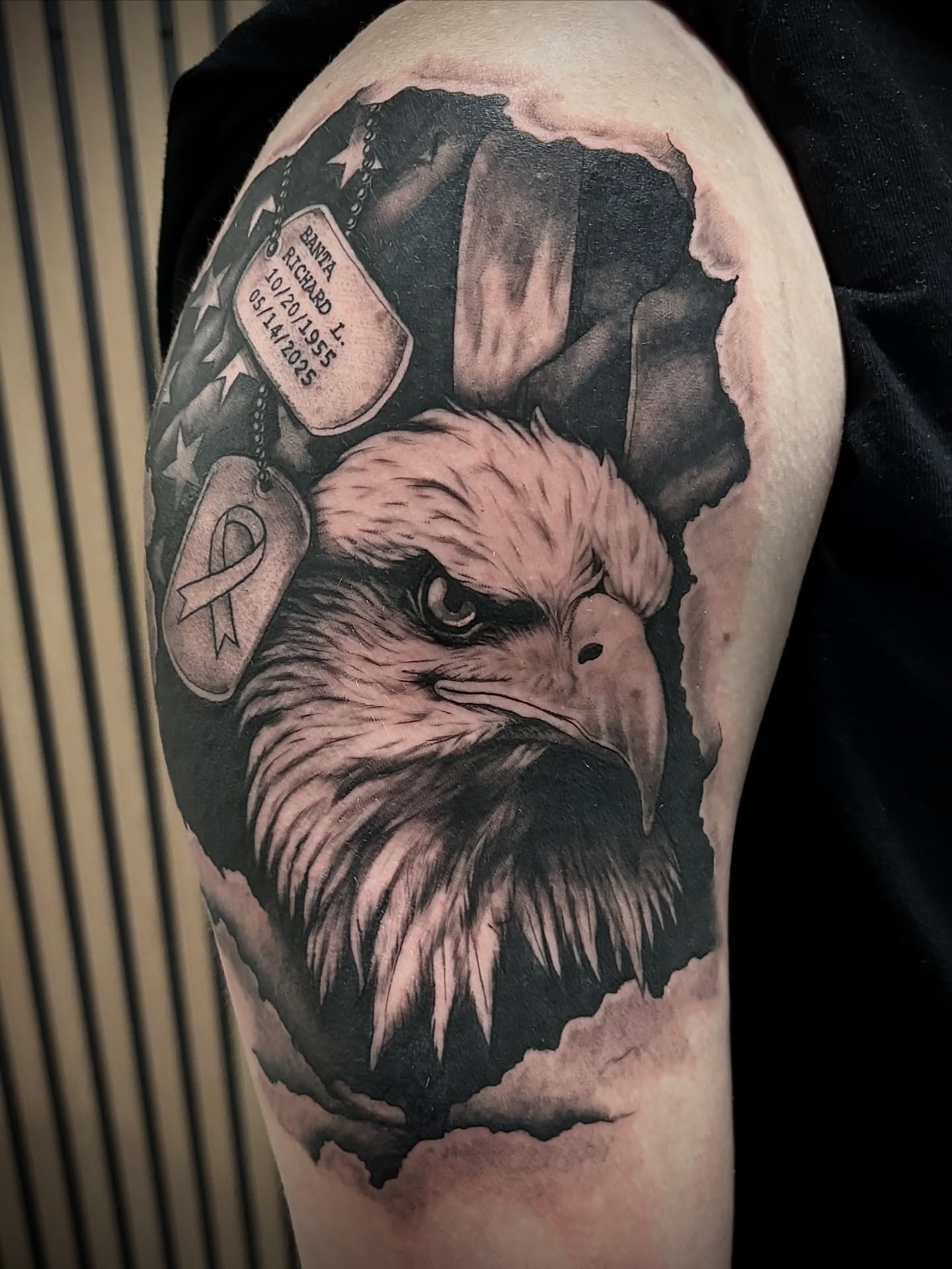 Tattoo by @1nkzilla — black_and_grey, realism