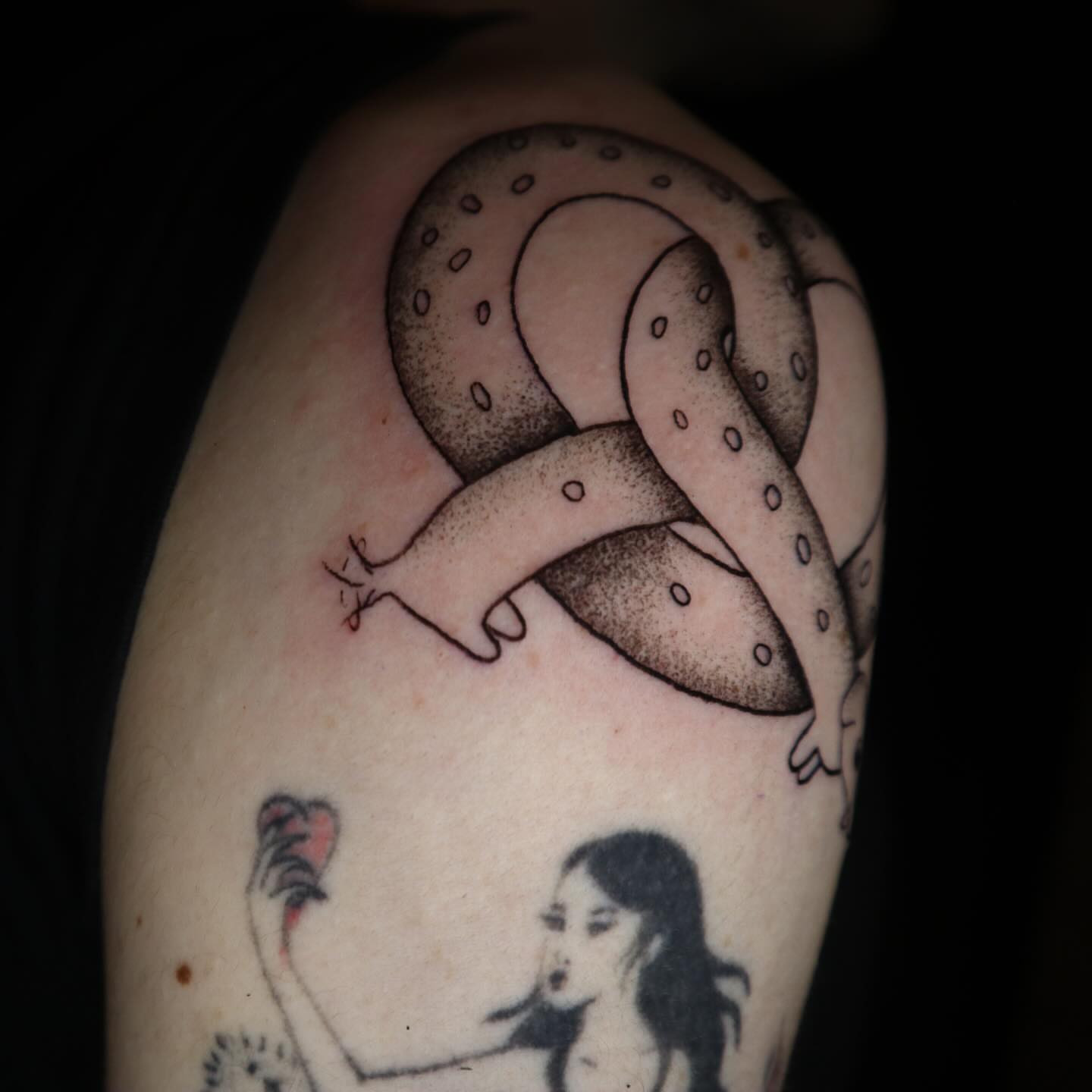 Tattoo by @inkanimalsart — dotwork