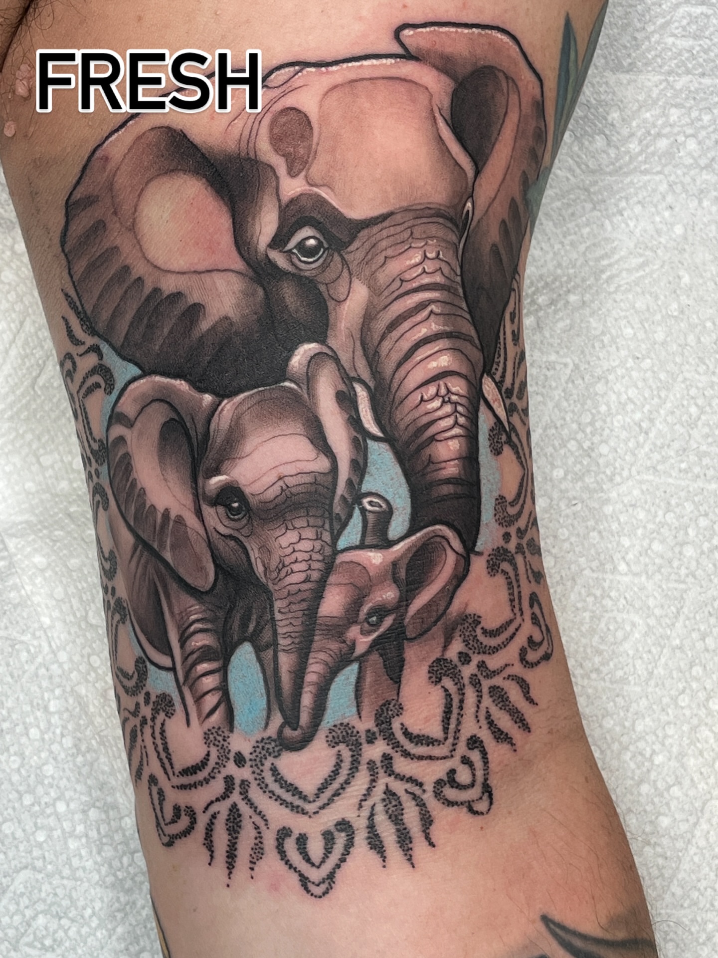 Tattoo by @tonyluceroart — realism, dotwork