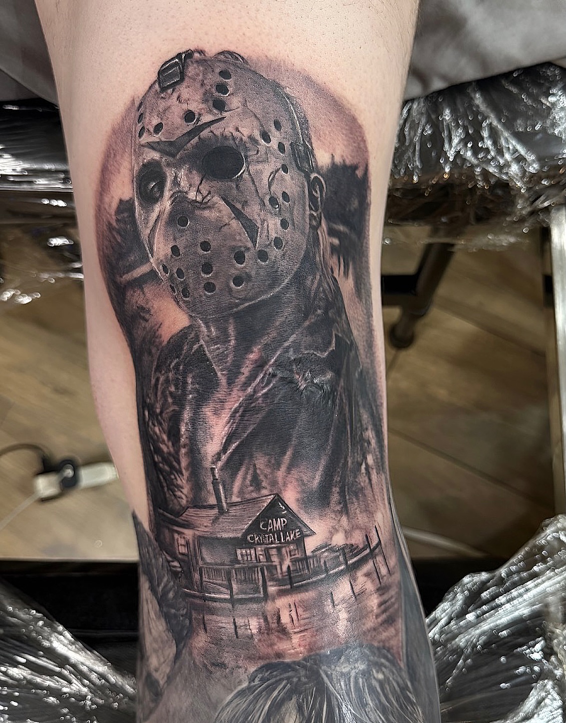 Tattoo by @dktatts — black_and_grey, realism