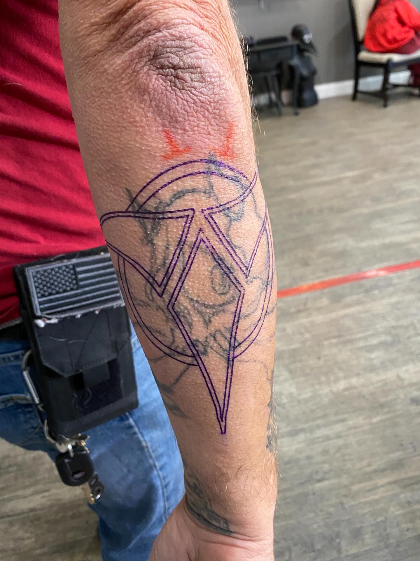 Tattoo by @cammed_gt_jeff — geometric