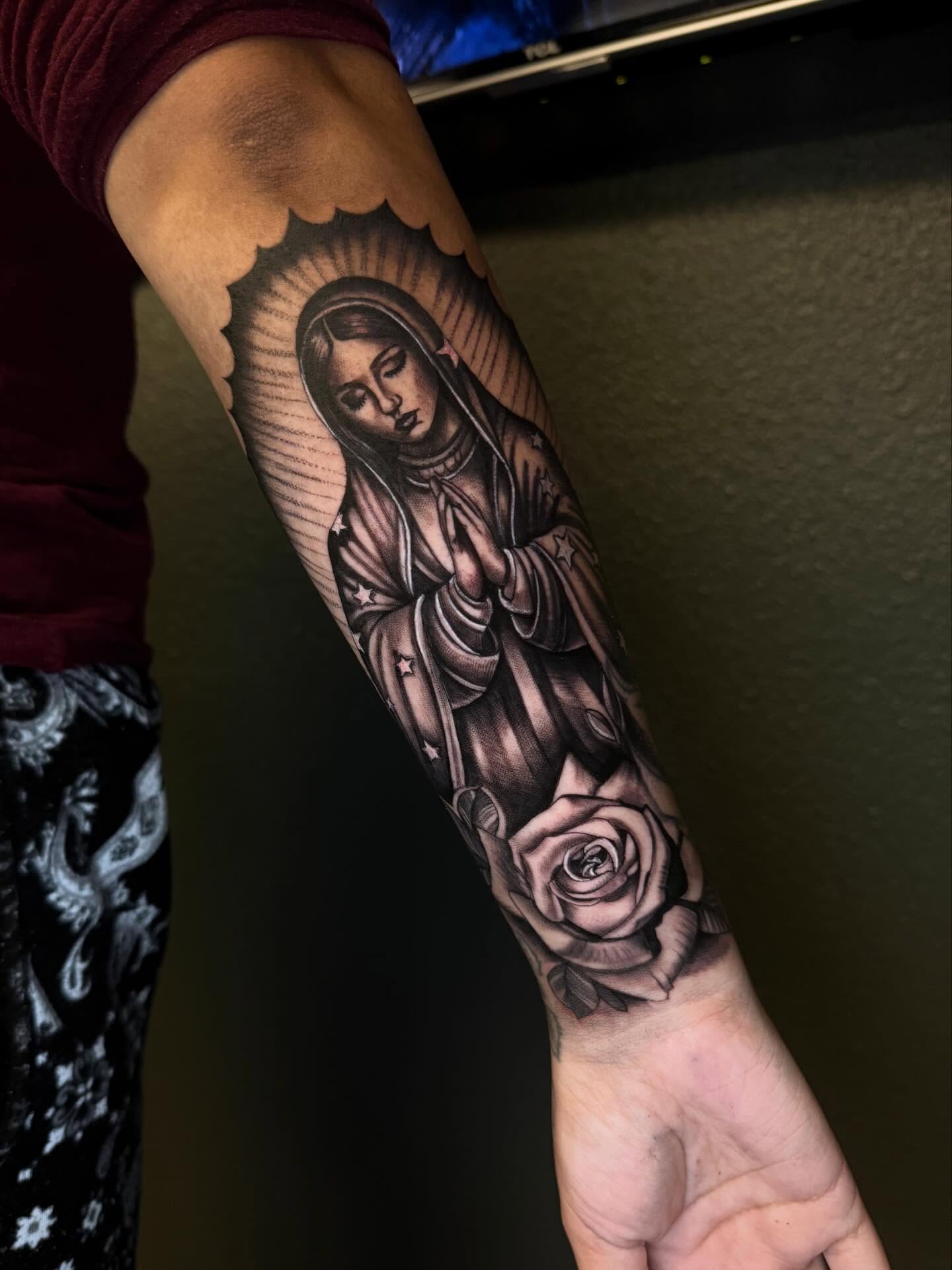 Tattoo by @jazz__martinez__ — black_and_grey
