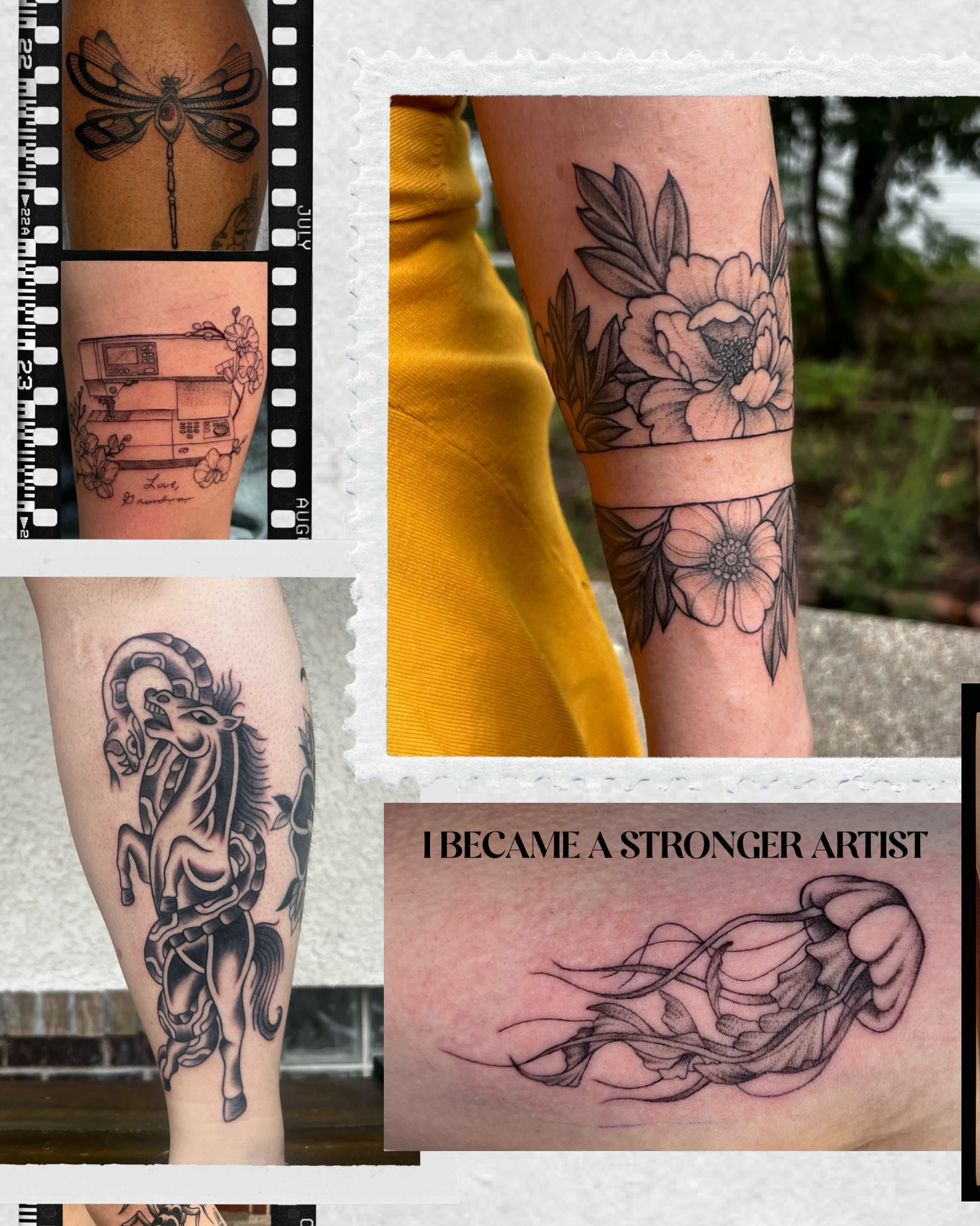 Dragonfly American traditional tattoo on the forearm by Lauren