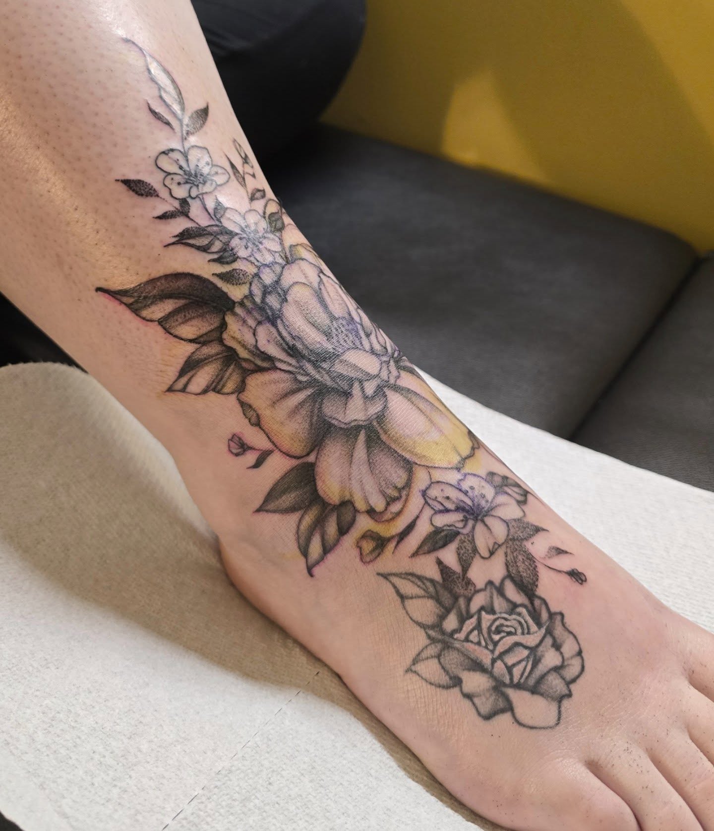Tattoo by @tatpandaink — black_and_grey