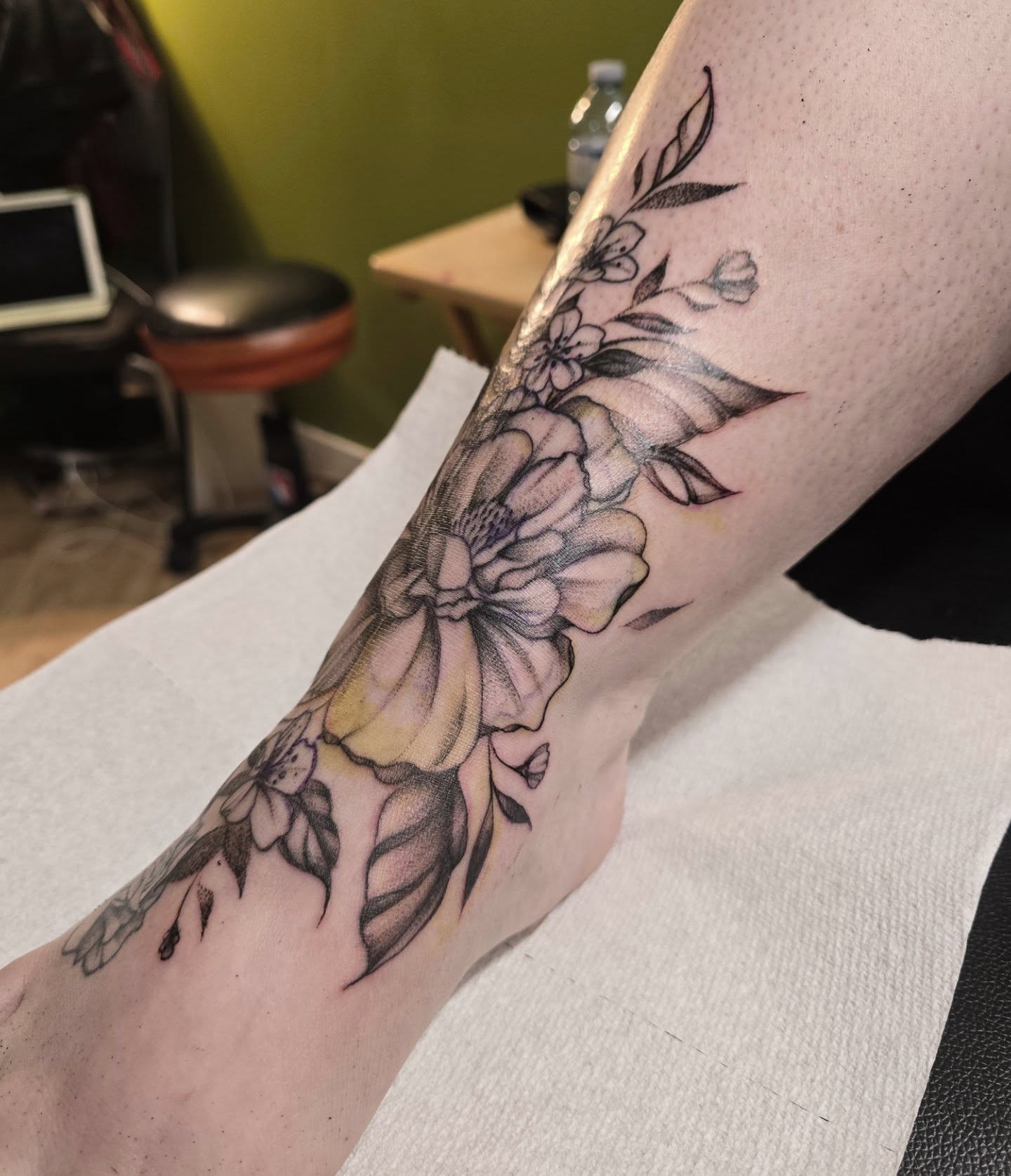 Tattoo by @tatpandaink — black_and_grey