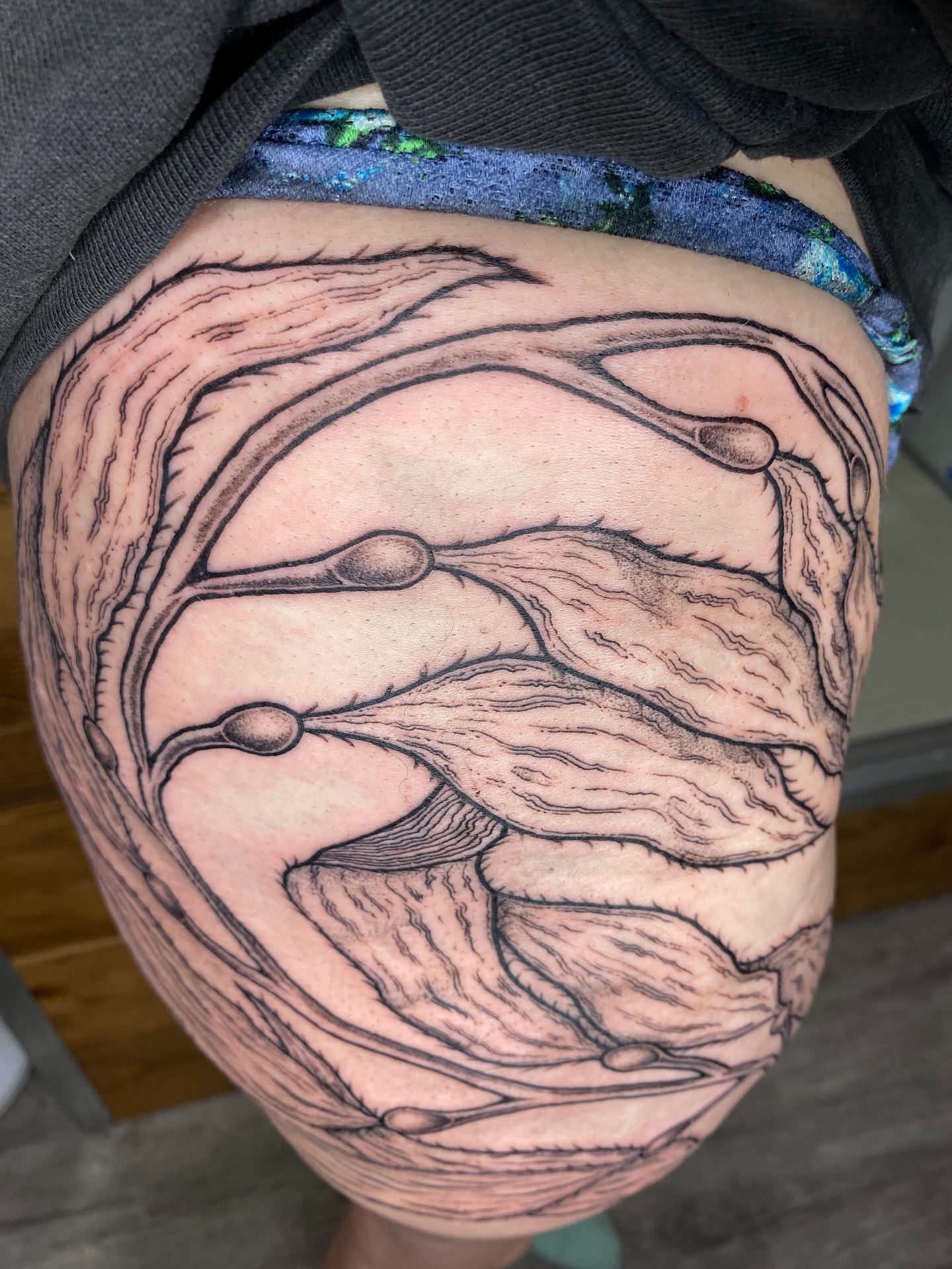 Tattoo by @rippintattoos — black_and_grey