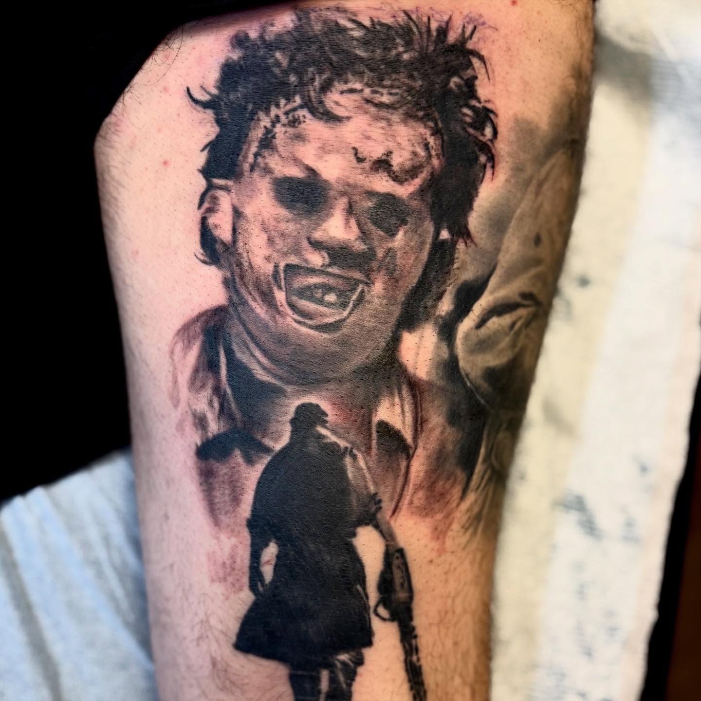 Tattoo by @spugstattoo — realism, dark_realism