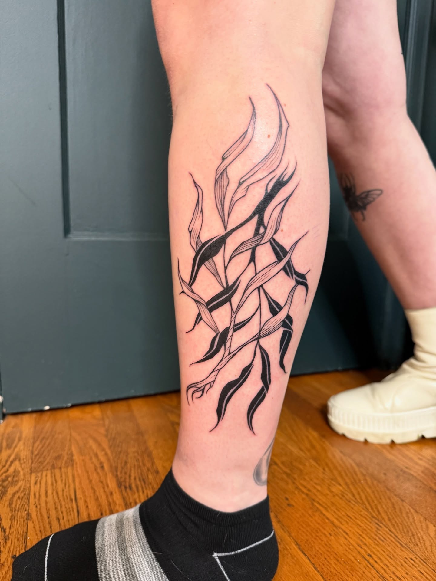 Tattoo by @pdv — black_and_grey