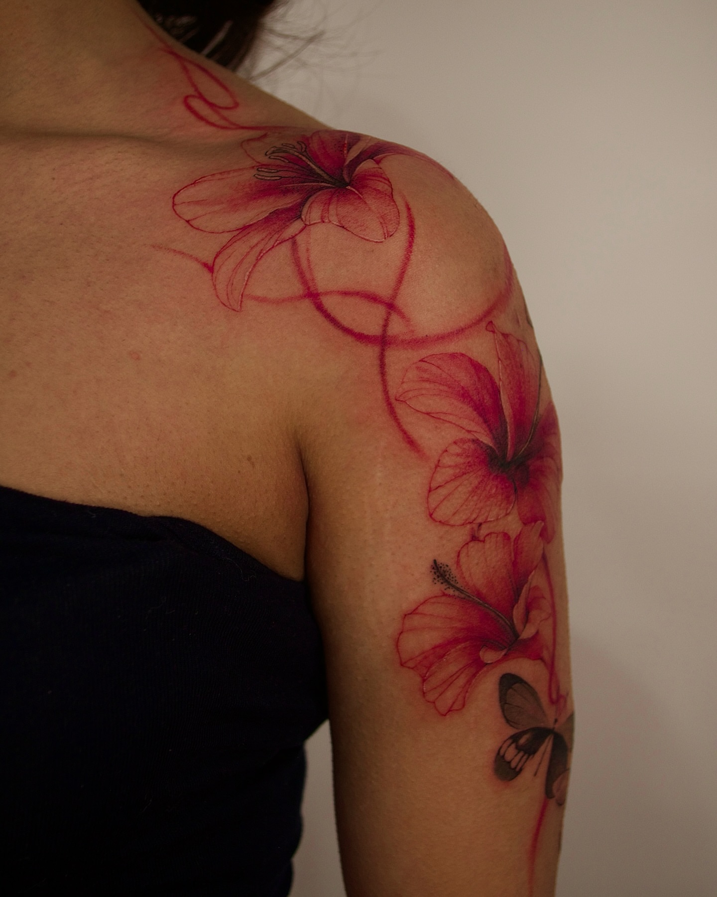 Tattoo by @prncessofvietnam — realism, dotwork