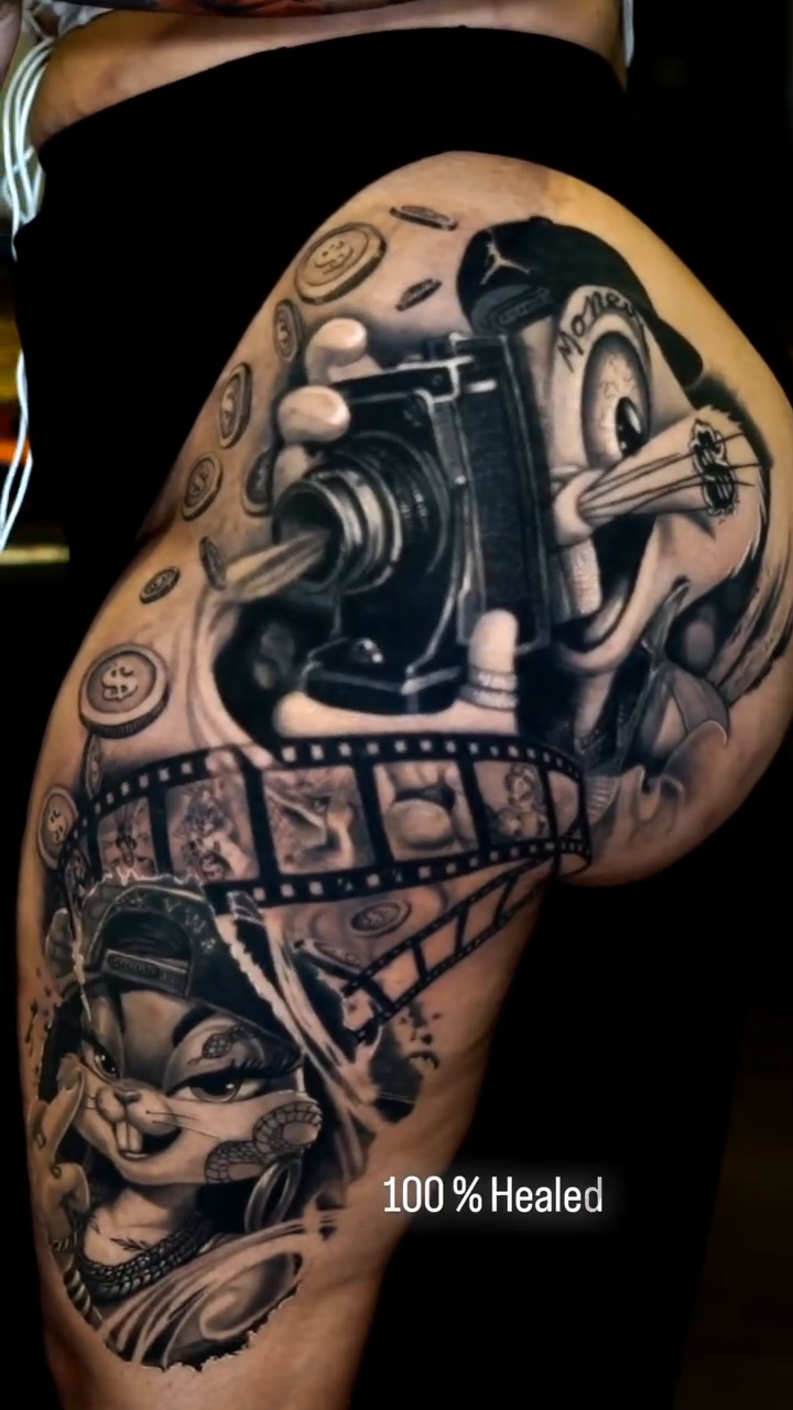Tattoo by @pango_tattoo — realism, black_and_grey