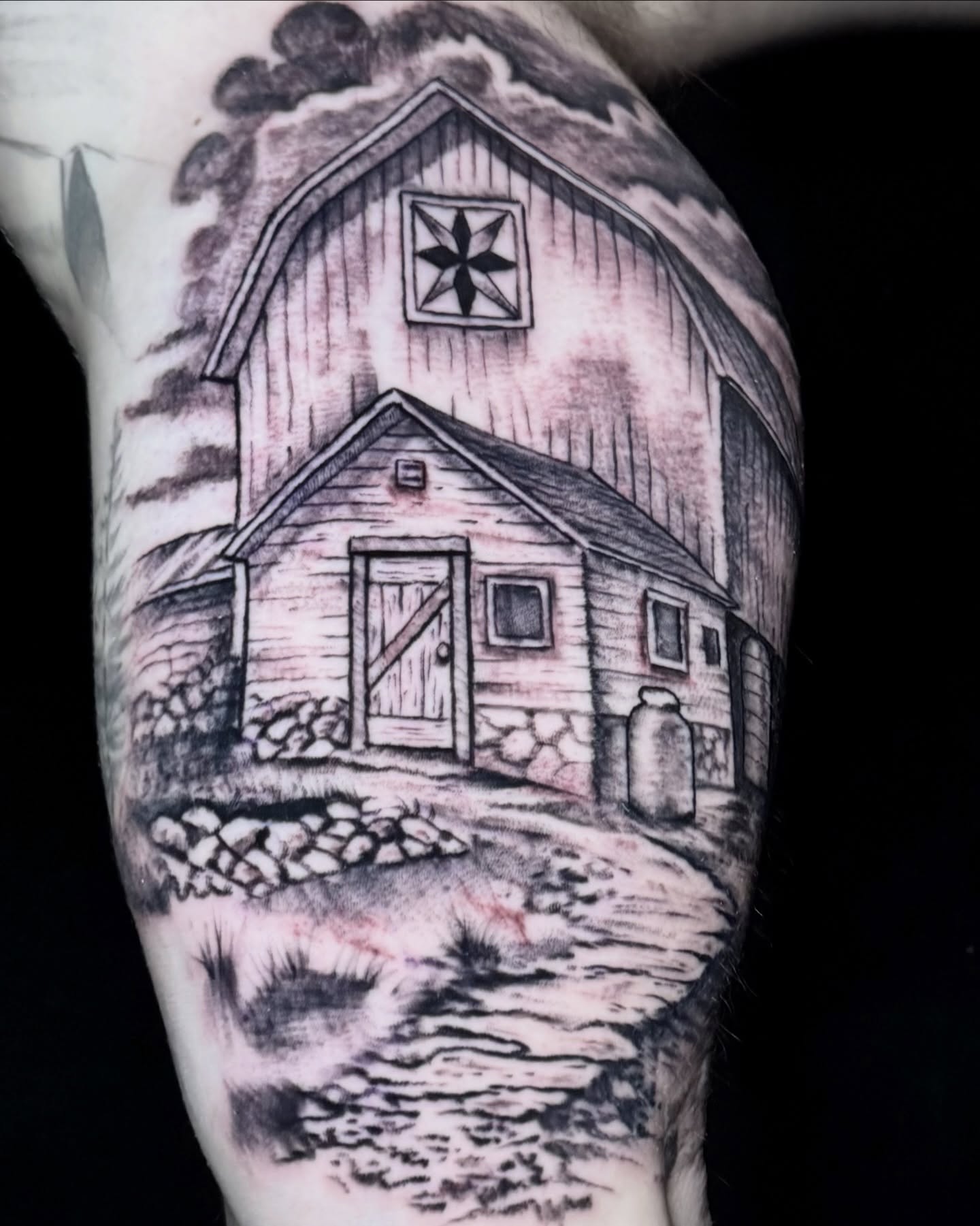 Tattoo by @steven_bruni — black_and_grey