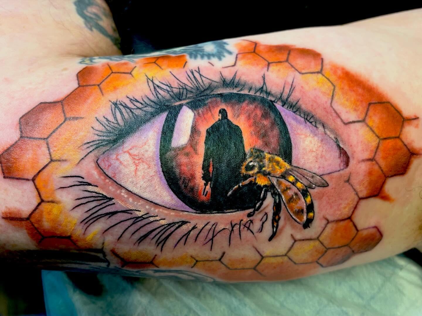 Tattoo by @cynicalprick — realism, geometric