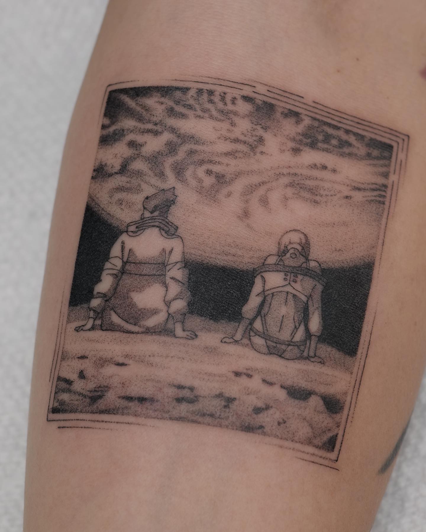Tattoo by @jjjaylud — dotwork, black_and_grey