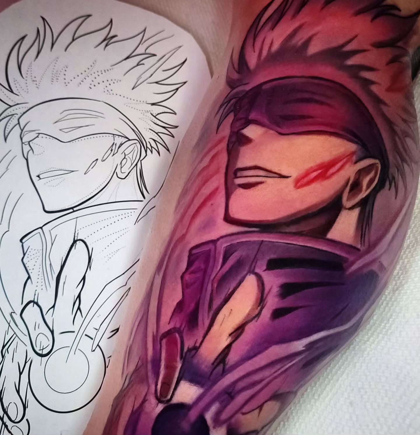 Tattoo by @m.truthtattoos β anime